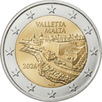 2 Euro Valletta Malta 
