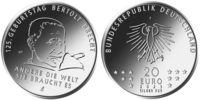 20 Euro Brecht Deutschland 2023