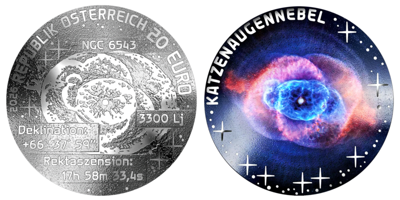 20 Euro Katzenaugennebel Österreich 