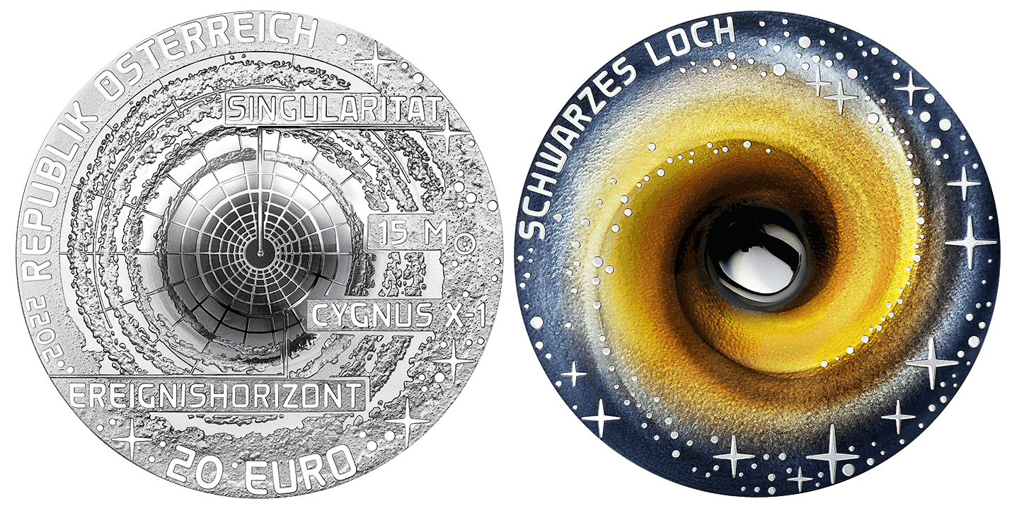 20 Euro Münze Schwarzes Loch Muenzen.eu