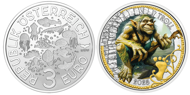 3 Euro Troll Österreich 
