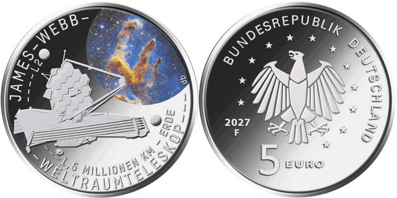 5 Euro James-Webb Deutschland 