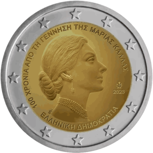 2 Euro Callas Griechenland 2023