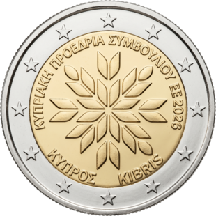 2 Euro EU-Ratspräsidentschaft Zypern 2026