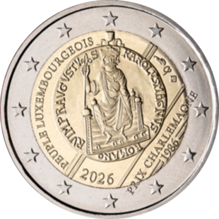 2 Euro Karlspreis Luxemburg 2026