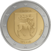 2 Euro Sēlija Lettland 2025