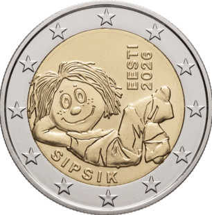 2 Euro Sipsik Estland 2026