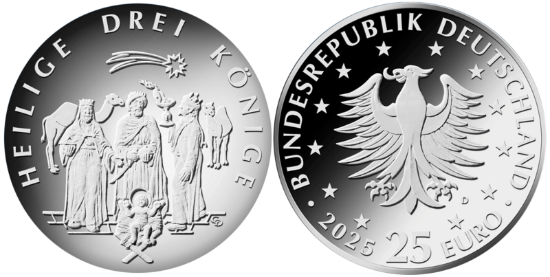 25 Euro Könige Deutschland 