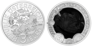 3 Euro Tiefsee-Anglerfisch 2023