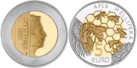 5 Euro Biene  2013