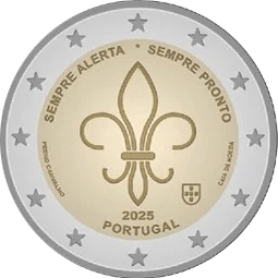 2 Euro Weltpfadfinder Portugal 2025