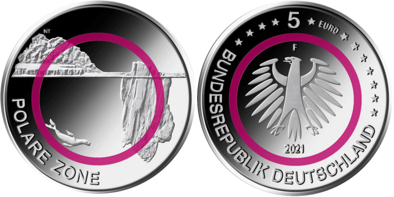 5 Euro Polarzone Deutschland 