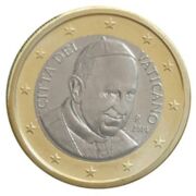 1 Euro Vatikan Papst Franziskus