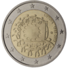 2 Euro Euroaflagge Litauen Litauen 2015