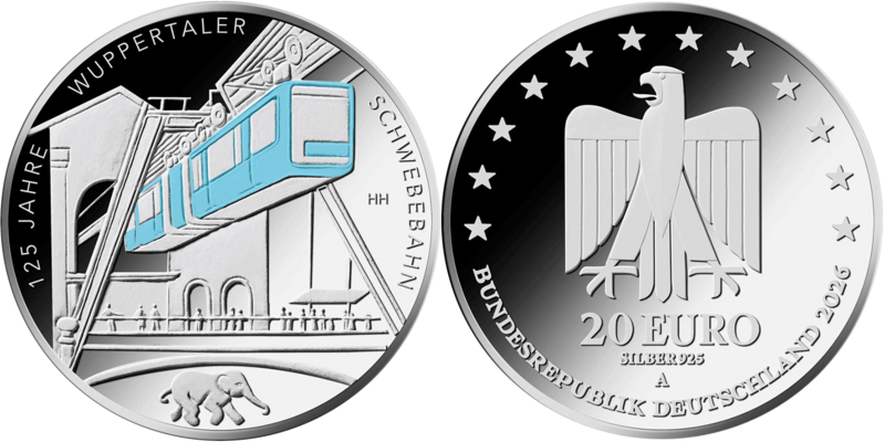 35 Euro Wuppertaler Schwebebahn Deutschland 