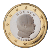 1 Euro Monaco Albert