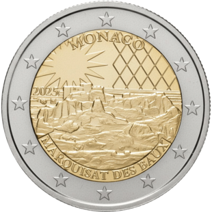 2 Euro Baux Monaco 2025