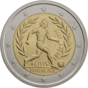 2 Euro Fussball-EM 1976 Slowakei 2026
