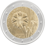 2 Euro Kornblume Estland 