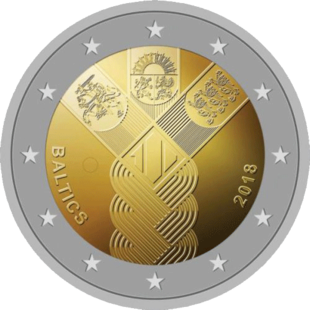 2 Euro Unabhängigkeit Estland 2018