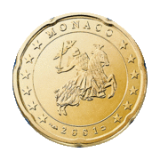 20 Cent Monaco Rainier
