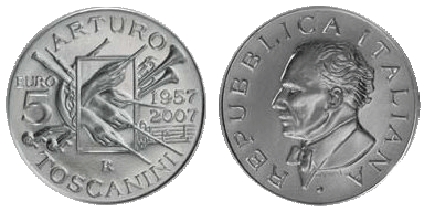 5 Euro Toscanini Italien 