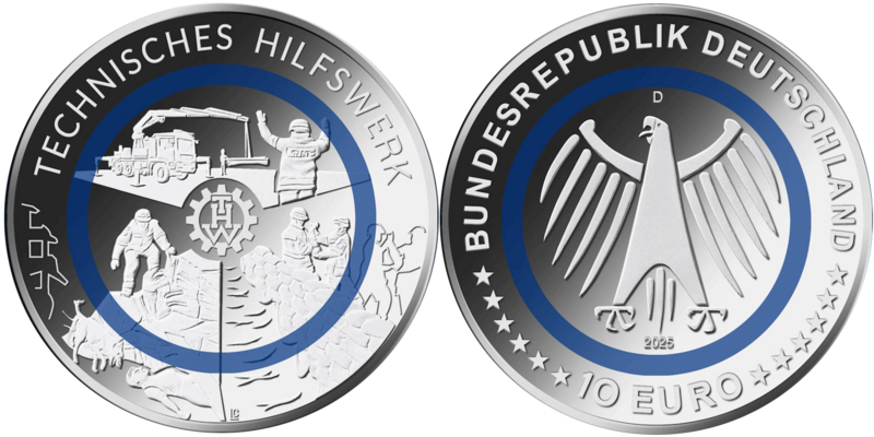 10 Euro Hilfswerk Deutschland 