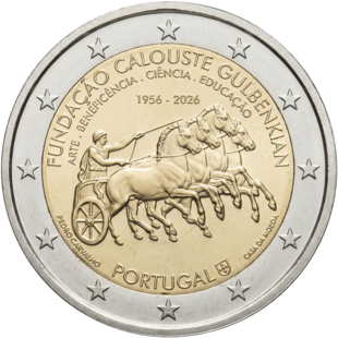 2 Euro Calouste Portugal 2026