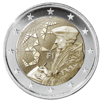 2 Euro Münze - Erasmus-Programm 2022 - Muenzen.eu