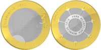 3 Euro Medaillen  2012