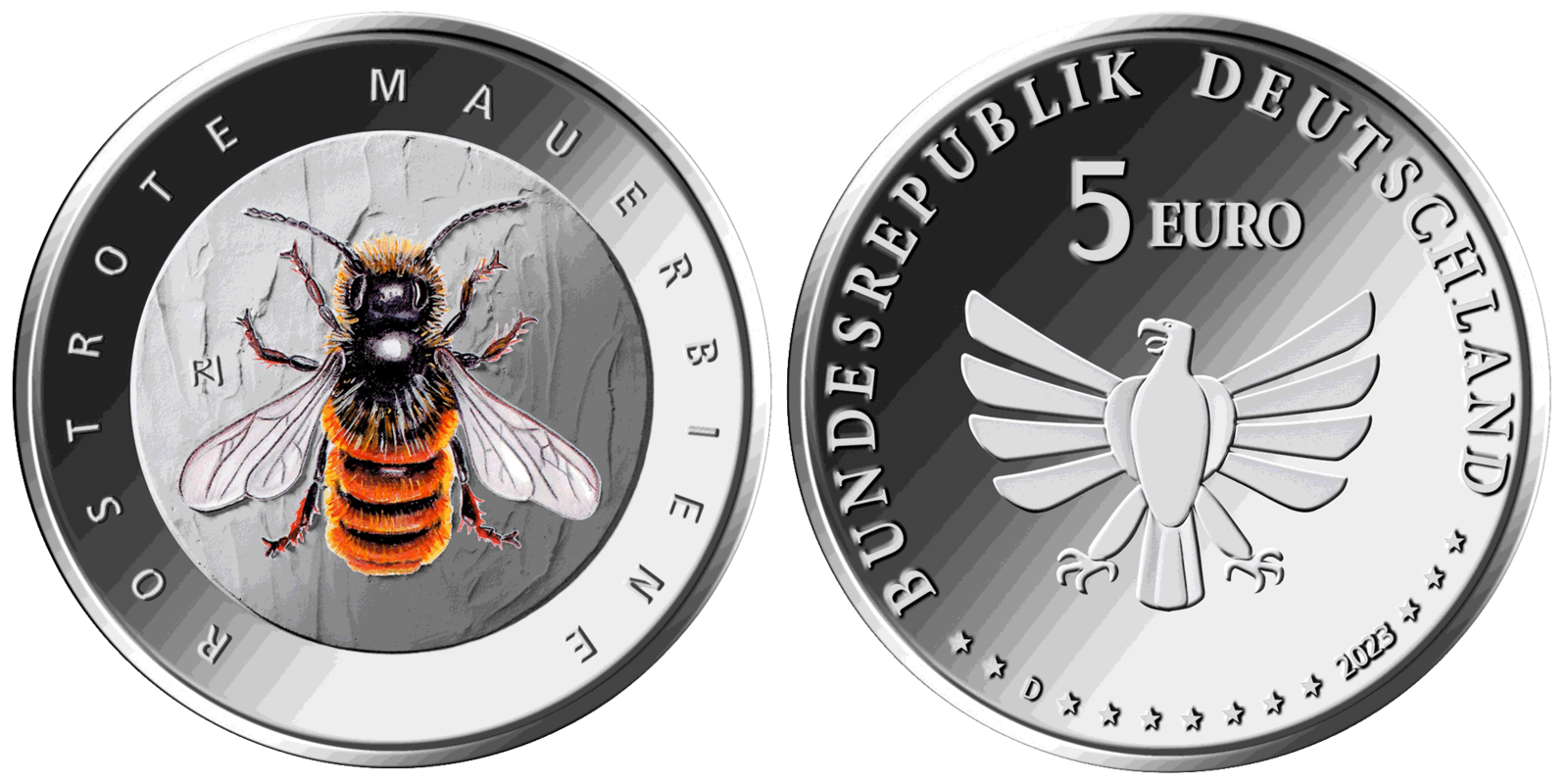 5 Euro M nze Rostrote Mauerbiene Muenzen eu 5-euro-m-nze-rostrote-mauerbiene-muenzen-eu