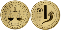 50 Euro Lira  2021