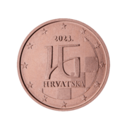 1 Cent Münze Kroatien
