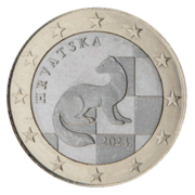 1 Euro Münze Kroatien