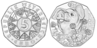 5 Euro Schwein  2023