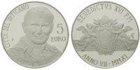 5 Euro Seligsprechung  2011