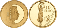 10 Euro Gëlle Fra  2013