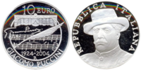 10 Euro Puccini  2004