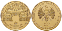 100 Euro Würzburg Deutschland 2010