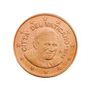 2 Cent Vatikan Papst Benedikt