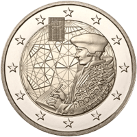 2 Euro Münze - Erasmus-Programm 2022 - Muenzen.eu