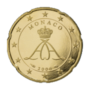 20 Cent Monaco Albert