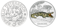 3 Euro Krokodil  2017
