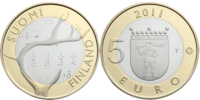 5 Euro Lappland  2011