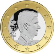 1 Euro Belgien Philippe