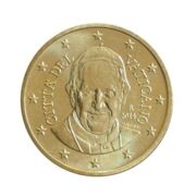 10 Cent Vatikan Papst Franziskus