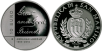 10 Euro Lincoln  2015