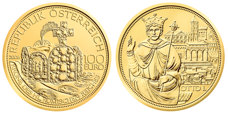 100 Euro Krone Römischen Reiches Österreich 