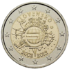 2 Euro Bargeld Slowakei 2012