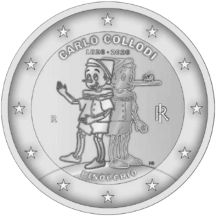 2 Euro Pinocchio Italien 2026